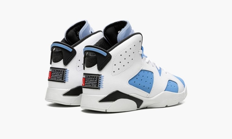 Nike Air Jordan 6 Retro PS 'UNC' Lasten Kengät Sininen Valkoinen | 194SLNZKE
