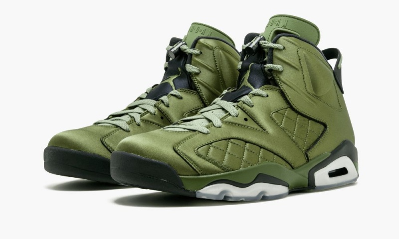 Nike Air Jordan 6 Retro Pinnacle 'Promo Flight Jacket' Miesten Kengät Vihreä Mustat | 615KXQTVM