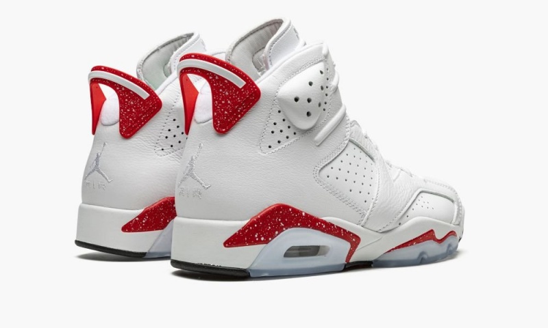 Nike Air Jordan 6 Retro 'Red Oreo' Miesten Kengät Valkoinen Punainen Mustat | 015QGXPWN