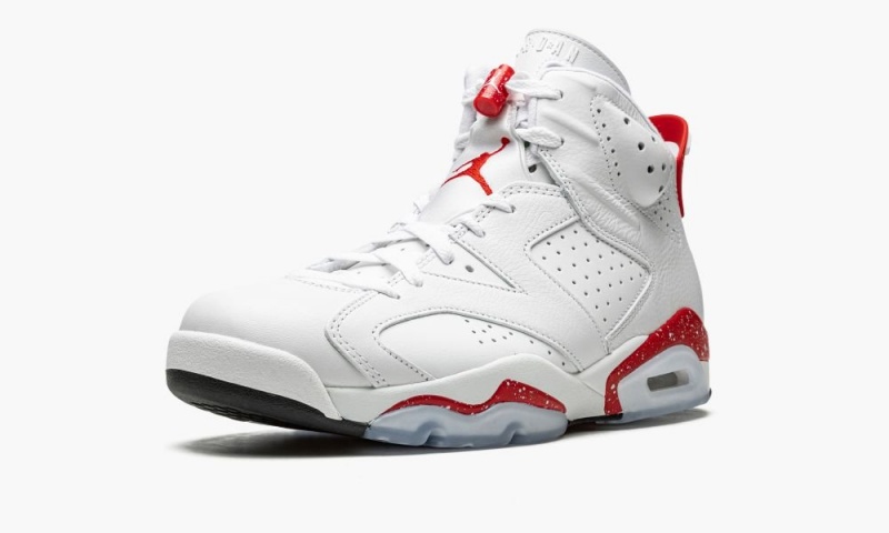Nike Air Jordan 6 Retro 'Red Oreo' Miesten Kengät Valkoinen Punainen Mustat | 015QGXPWN