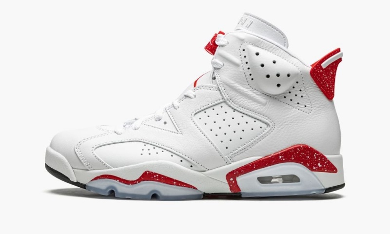 Nike Air Jordan 6 Retro \'Red Oreo\' Miesten Kengät Valkoinen Punainen Mustat | 015QGXPWN