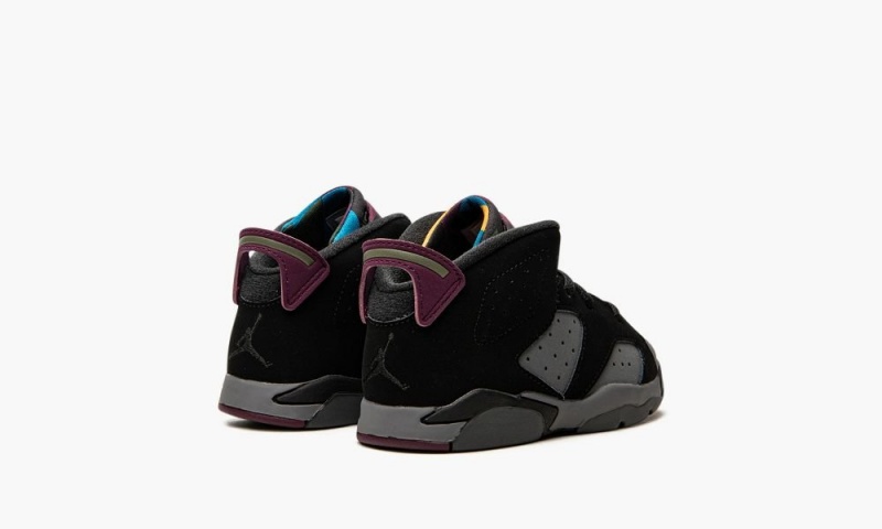 Nike Air Jordan 6 Retro TD 'Bordeaux' Lasten Kengät Mustat Syvä Harmaat | 017IORYHP