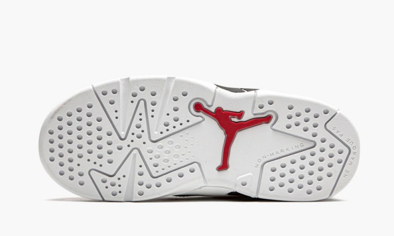 Nike Air Jordan 6 Retro TD 'Carmine 2021' Lasten Kengät Valkoinen Mustat Punainen | 453NDSHKX