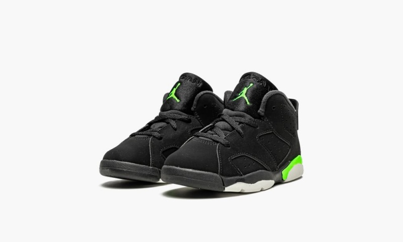 Nike Air Jordan 6 Retro (TD) 'Electric Green' Lasten Kengät Mustat Vihreä | 825VJNDIB