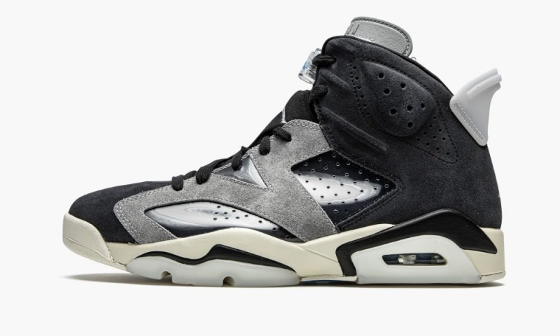 Nike Air Jordan 6 Retro \'Tech Chrome\' Naisten Kengät Mustat Vaaleanharmaat | 204LDAOIH