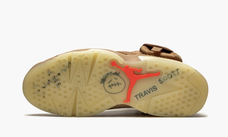Nike Air Jordan 6 Retro 'Travis Scott - British Khaki' Miesten Kengät Khaki | 862ALPOVN