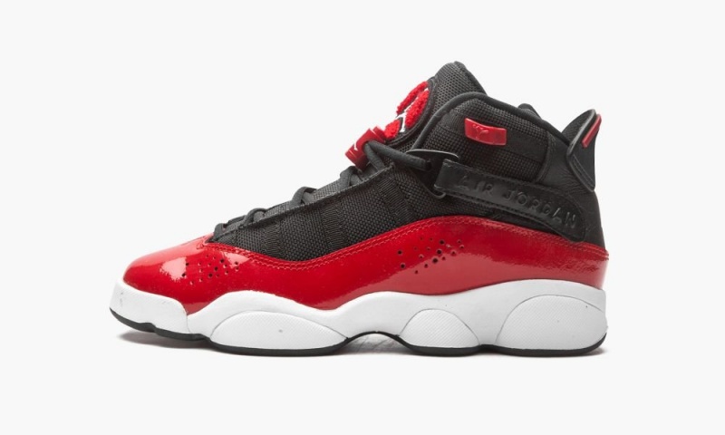 Nike Air Jordan 6 Rings (GS) Lasten Kengät Mustat Punainen Valkoinen | 508LQEZMK