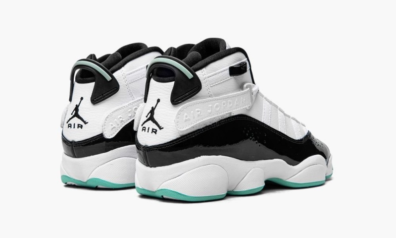 Nike Air Jordan 6 Rings GS 'Tropical Twist' Lasten Kengät Valkoinen Mustat | 612FHQVAK