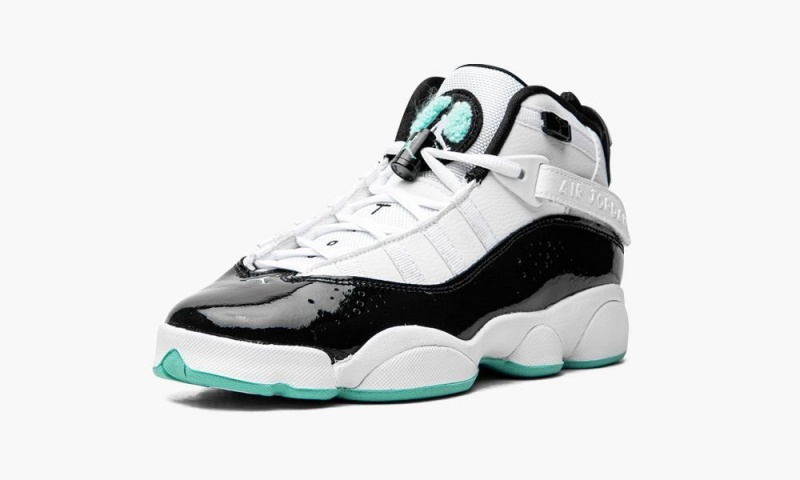 Nike Air Jordan 6 Rings GS 'Tropical Twist' Lasten Kengät Valkoinen Mustat | 612FHQVAK
