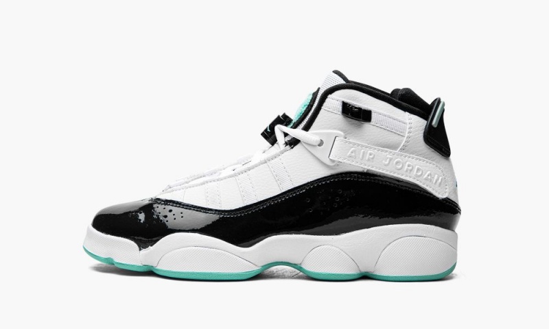 Nike Air Jordan 6 Rings GS \'Tropical Twist\' Lasten Kengät Valkoinen Mustat | 612FHQVAK