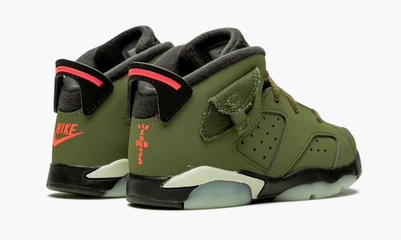 Nike Air Jordan 6 TD 'Cactus Jack - Travis Scott' Lasten Kengät Oliivinvihreä Mustat | 478URGQXP