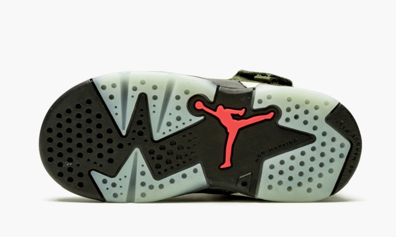 Nike Air Jordan 6 TD 'Cactus Jack - Travis Scott' Lasten Kengät Oliivinvihreä Mustat | 478URGQXP