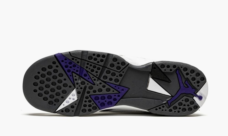 Nike Air Jordan 7 Retro BG 'Flint' Lasten Kengät Valkoinen Violetit Harmaat | 109YTLBNH