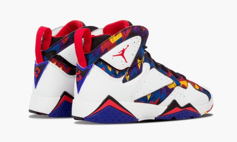 Nike Air Jordan 7 Retro BG Lasten Kengät Valkoinen Sininen | 603ZXFUOS