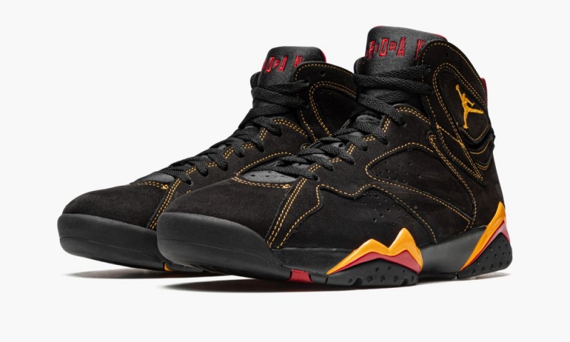 Nike Air Jordan 7 Retro 'Citrus 2022' Miesten Kengät Mustat Oranssi Punainen | 418DZLBNJ