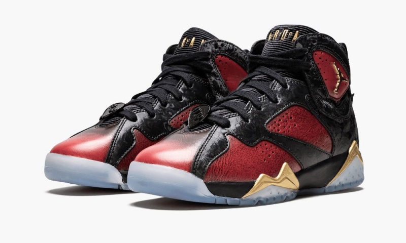Nike Air Jordan 7 Retro DB BG 'Doernbecher' Lasten Kengät Mustat Metal Kultaiset | 632RKXWEZ