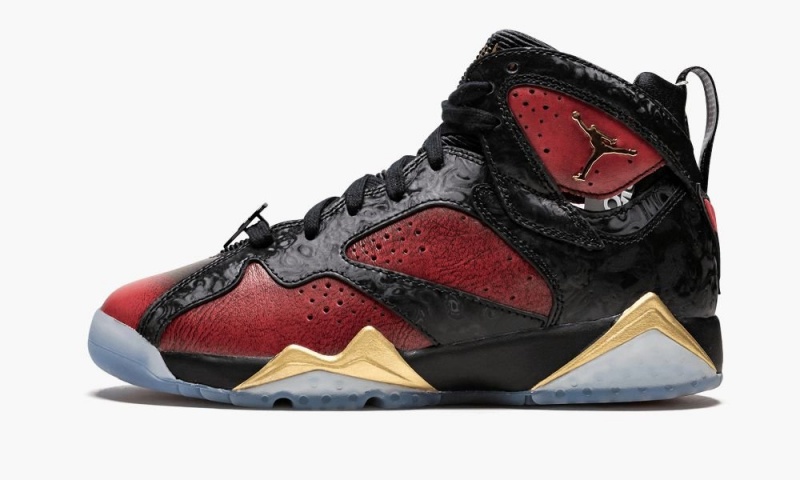 Nike Air Jordan 7 Retro DB BG \'Doernbecher\' Lasten Kengät Mustat Metal Kultaiset | 632RKXWEZ
