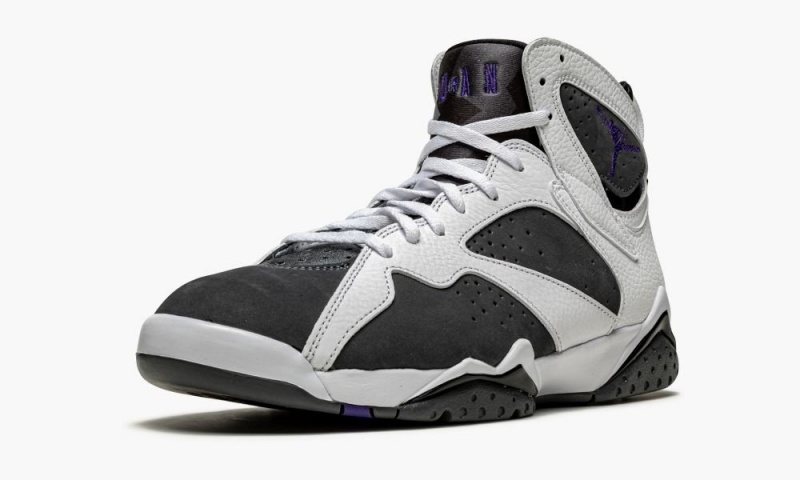 Nike Air Jordan 7 Retro 'Flint 2021' Miesten Kengät Valkoinen Harmaat Mustat | 756ABTGMV