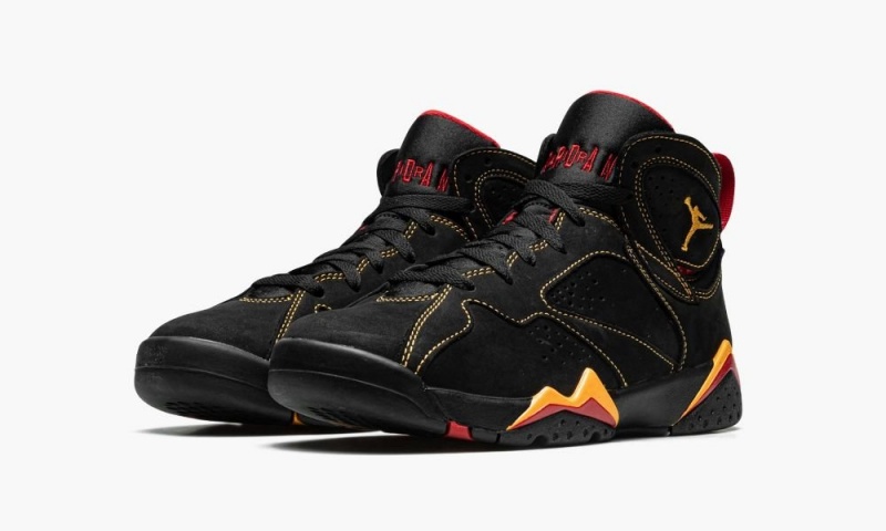 Nike Air Jordan 7 Retro GS 'Citrus 2022' Lasten Kengät Mustat Oranssi Punainen | 218JHNUIY