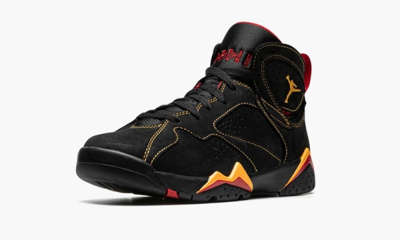 Nike Air Jordan 7 Retro GS 'Citrus 2022' Lasten Kengät Mustat Oranssi Punainen | 218JHNUIY