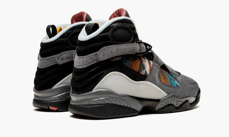 Nike Air Jordan 8 'N7' Miesten Kengät Harmaat Mustat Syvä Harmaat | 590YAVSQO