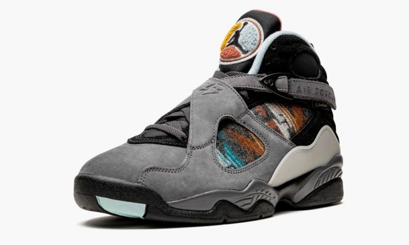 Nike Air Jordan 8 'N7' Miesten Kengät Harmaat Mustat Syvä Harmaat | 590YAVSQO