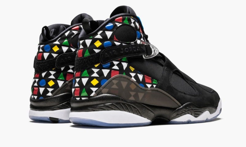 Nike Air Jordan 8 'Quai 54' Miesten Kengät Mustat Valkoinen Monivärinen | 314UKBWIS