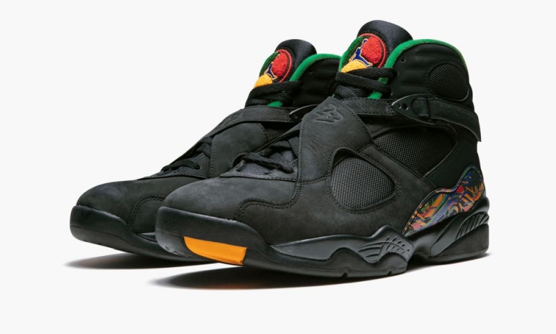 Nike Air Jordan 8 Retro 'Air Raid' Miesten Kengät Mustat Vihreä | 450ZWETMI