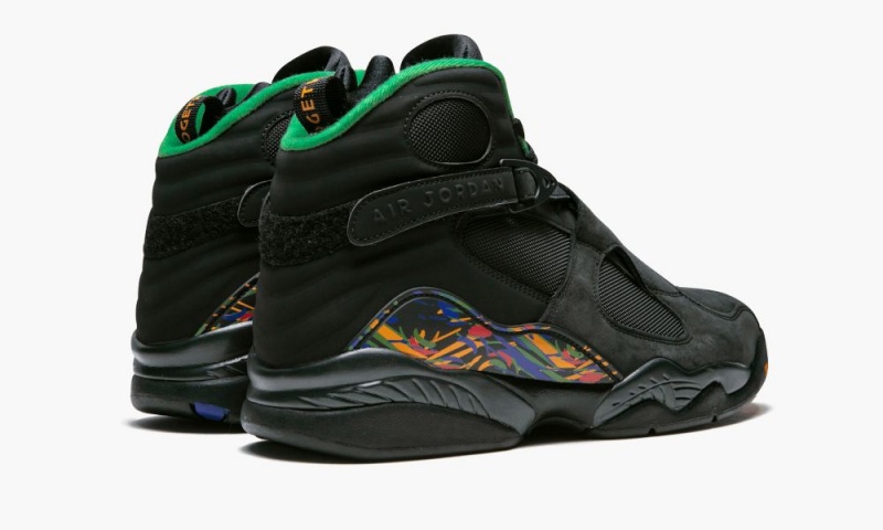 Nike Air Jordan 8 Retro 'Air Raid' Miesten Kengät Mustat Vihreä | 450ZWETMI