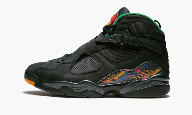 Nike Air Jordan 8 Retro \'Air Raid\' Miesten Kengät Mustat Vihreä | 450ZWETMI