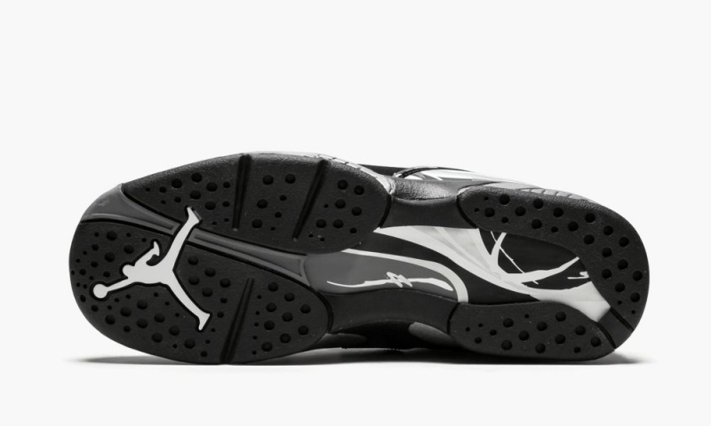 Nike Air Jordan 8 Retro BG 'Chrome' Lasten Kengät Mustat Valkoinen Syvä Harmaat | 673WMLXEU
