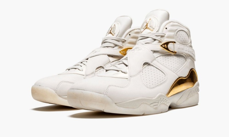 Nike Air Jordan 8 Retro C&C 'Trophy' Miesten Kengät Vaaleanbeige Metal Kultaiset Valkoinen | 630RHSCWQ