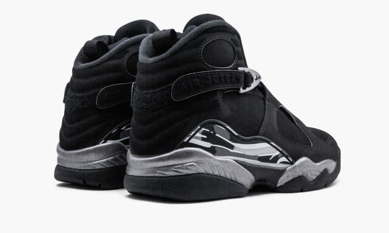 Nike Air Jordan 8 Retro 'Chrome' Miesten Kengät Mustat Syvä Harmaat | 532XLVIAM