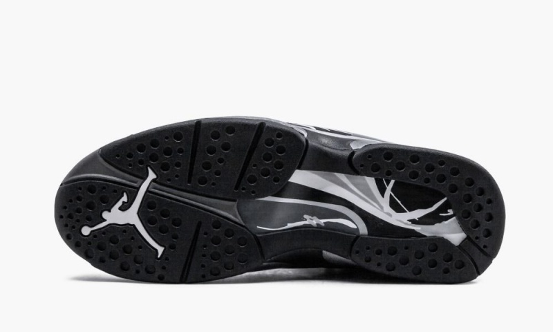 Nike Air Jordan 8 Retro 'Chrome' Miesten Kengät Mustat Syvä Harmaat | 532XLVIAM