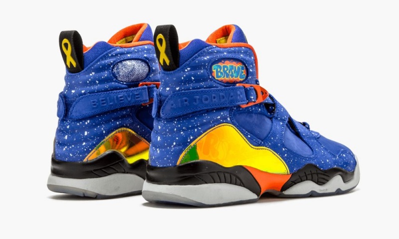 Nike Air Jordan 8 Retro DB (GS) 'Doernbecher' Lasten Kengät Sininen Oranssi | 027JIZDXB