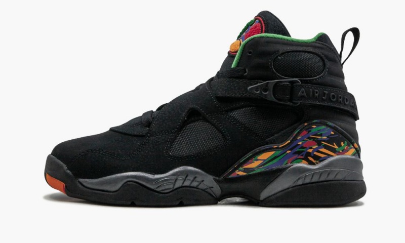 Nike Air Jordan 8 Retro (GS) \'Air Raid\' Lasten Kengät Mustat Vaalean | 123XHNJIY