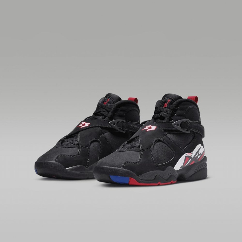 Nike Air Jordan 8 Retro Lasten Kengät Mustat Valkoinen Punainen | 013WQYPEH