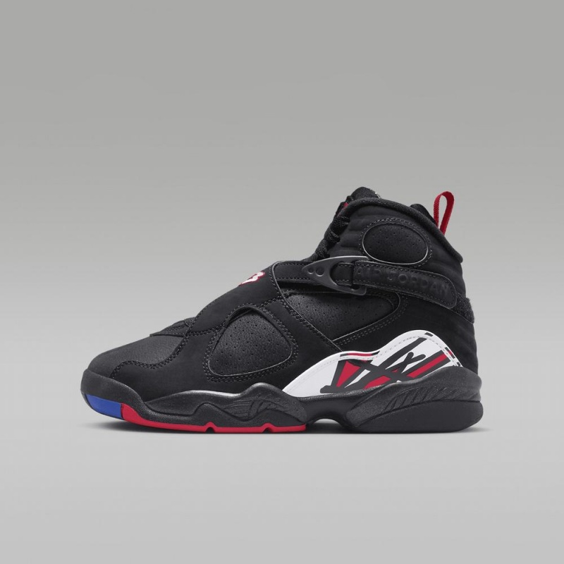 Nike Air Jordan 8 Retro Lasten Kengät Mustat Valkoinen Punainen | 013WQYPEH