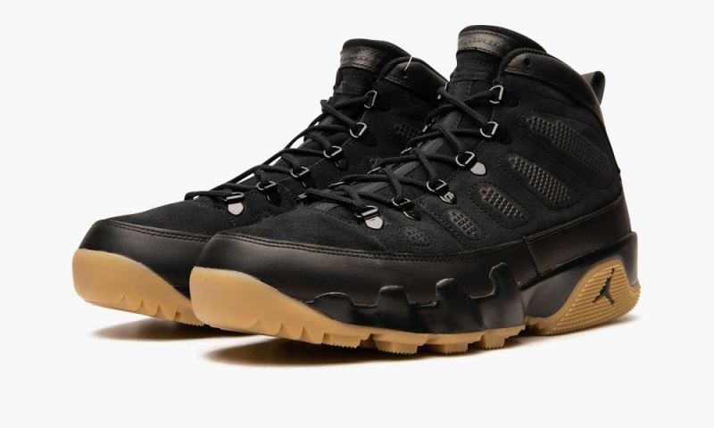 Nike Air Jordan 9 Boot 'Black / Gum'' Miesten Kengät Mustat | 571MTYIAR