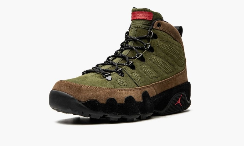 Nike Air Jordan 9 Retro Boot 'Beef and Broccoli' Miesten Kengät Ruskea Oliivinvihreä | 654QOKXEJ