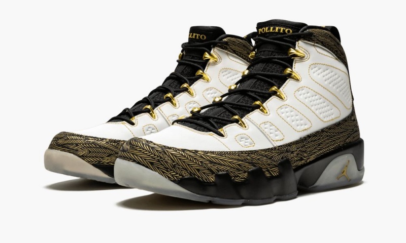 Nike Air Jordan 9 Retro DB 'Doernbecher' Miesten Kengät Valkoinen Metal Kultaiset Mustat | 250NAYWFU