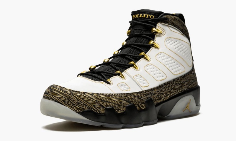 Nike Air Jordan 9 Retro DB 'Doernbecher' Miesten Kengät Valkoinen Metal Kultaiset Mustat | 250NAYWFU