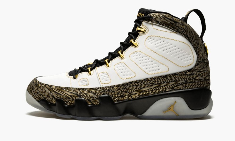 Nike Air Jordan 9 Retro DB \'Doernbecher\' Miesten Kengät Valkoinen Metal Kultaiset Mustat | 250NAYWFU