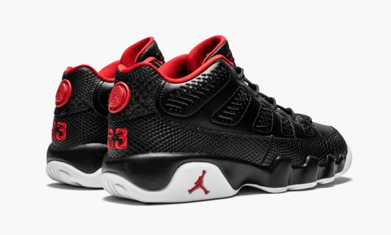 Nike Air Jordan 9 Retro Low BG Lasten Kengät Mustat Punainen Valkoinen | 246OPRVHX