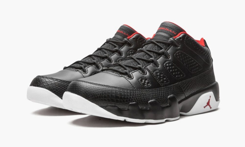 Nike Air Jordan 9 Retro Low Miesten Kengät Mustat Punainen Valkoinen | 180UAIRWF