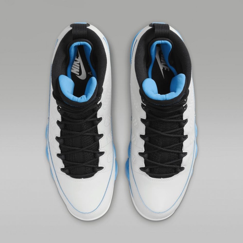Nike Air Jordan 9 Retro Miesten Kengät Valkoinen Tummansininen Mustat | 751SDGMBN