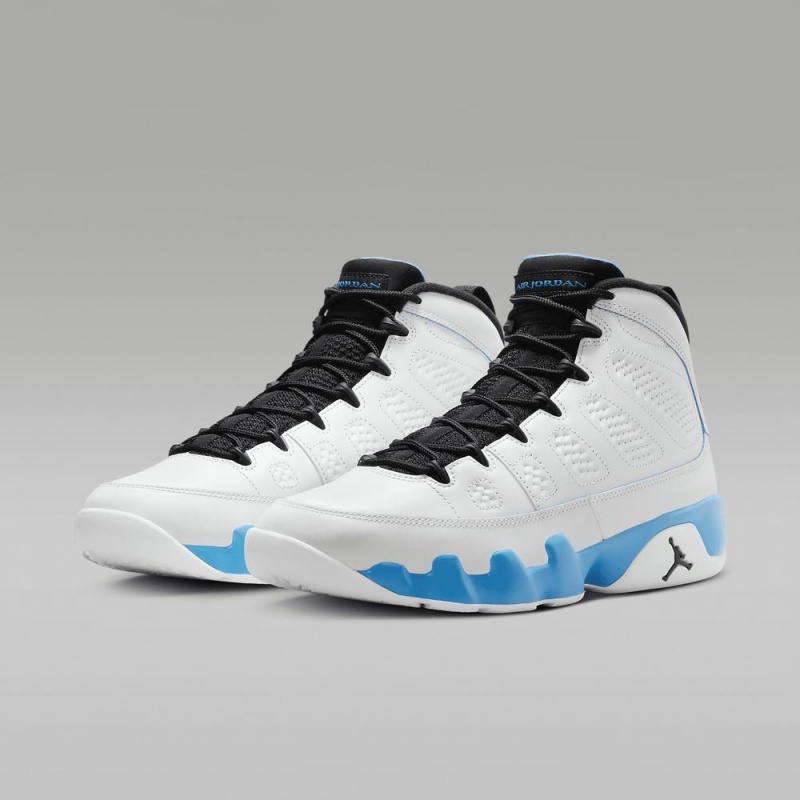 Nike Air Jordan 9 Retro Miesten Kengät Valkoinen Tummansininen Mustat | 751SDGMBN