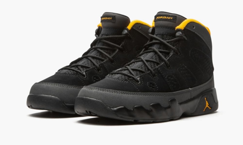 Nike Air Jordan 9 Retro PS 'University Gold' Lasten Kengät Mustat Tummanharmaat | 842AYMLXC