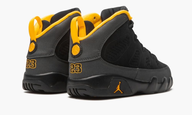Nike Air Jordan 9 Retro PS 'University Gold' Lasten Kengät Mustat Tummanharmaat | 842AYMLXC