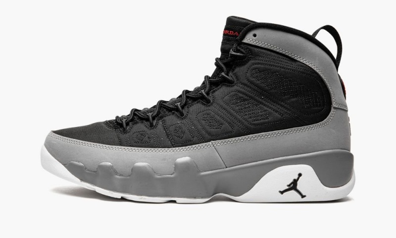 Nike Air Jordan 9 Retro \'Particle Grey\' Miesten Kengät Mustat Punainen | 630BVPTUI